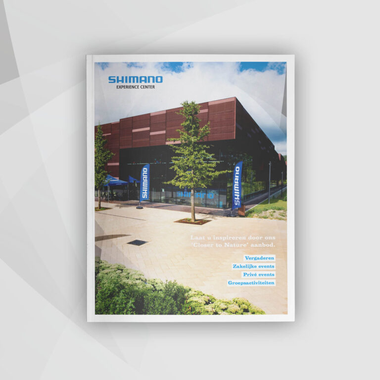 Grafisch ontwerp Shimano XP Valkenburg brochure